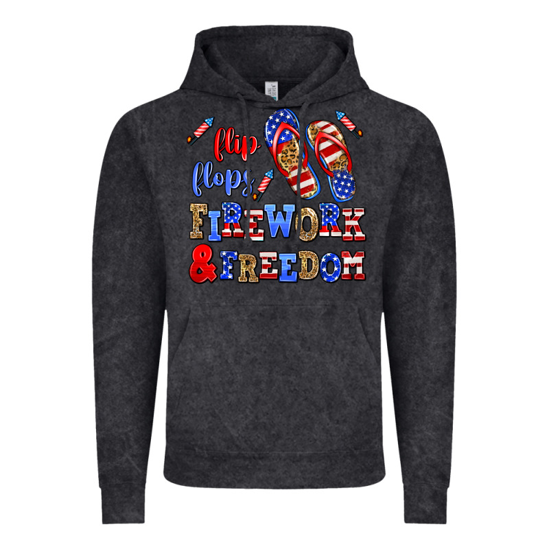 Flip Flops Fireworks And Freedom Vintage Hoodie by AdoDesignShop | Teevron