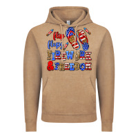 Vintage Coffee flip flops fireworks and freedom Vintage Hoodie - AdoDesignShop