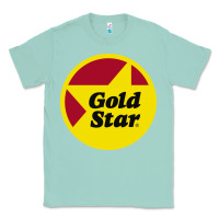 Seafoam Gold Star Chili Resto Classic Tee - artisFamous
