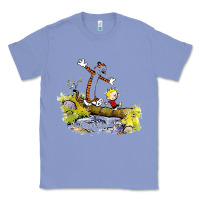 Colony Blue calvin and hobbes bill watterson Classic Tee - artisFamous