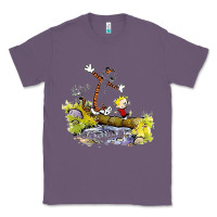 Lavender calvin and hobbes bill watterson Classic Tee - artisFamous