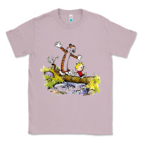 Lilac calvin and hobbes bill watterson Classic Tee - artisFamous