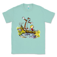 Seafoam calvin and hobbes bill watterson Classic Tee - artisFamous