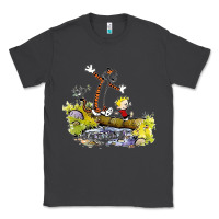 Smoke calvin and hobbes bill watterson Classic Tee - artisFamous