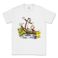 White calvin and hobbes bill watterson Classic Tee - artisFamous
