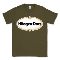 Army Green häagen dazs Cafe and Resto Classic Tee - artisFamous