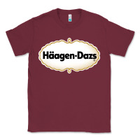 Burgundy häagen dazs Cafe and Resto Classic Tee - artisFamous