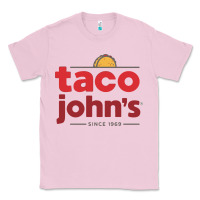 Bubblegum Pink Taco John's Resto Classic Tee - artisFamous