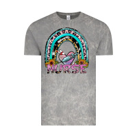 Cloud Rock nurse rainbow Vintage Tee - SublimationCraftShop
