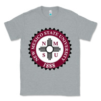 Heather Grey nmsu seal Classic Tee - artisFamous