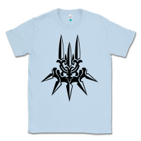 Dusty Blue yorha white insignia Classic Tee - artisFamous