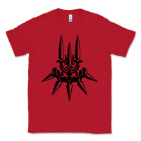 Red yorha white insignia Classic Tee - artisFamous