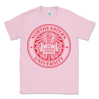 Bubblegum Pink northeastern university Classic Tee - artisFamous