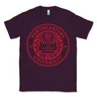 Plum northeastern university Classic Tee - artisFamous