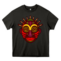 Asphalt african masks 2 Heavy Core Tee - BundleAndBundleShop