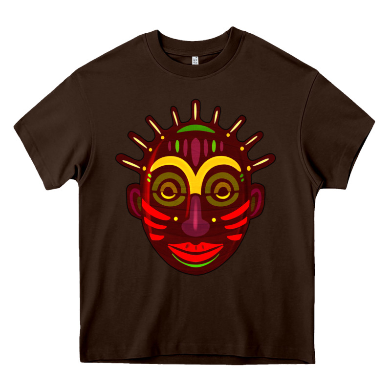 African Masks 2 Heavy Core Tee by BundleAndBundleShop | Teevron