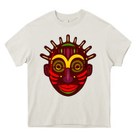 Cream african masks 2 Heavy Core Tee - BundleAndBundleShop