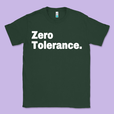 Zero Tolerance Classic Tee Designed By Artisfamous