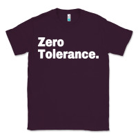 Plum zero tolerance Classic Tee - artisFamous