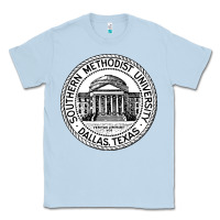 Dusty Blue southern methodist university Classic Tee - artisFamous