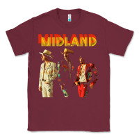 Burgundy midland Classic Tee - artisFamous