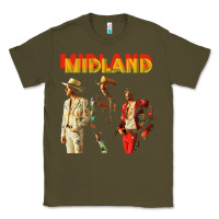 Army Green midland Classic Tee - artisFamous