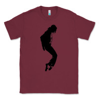 Burgundy michael jackson Classic Tee - artisFamous