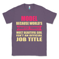 Lavender model funniest isn't a jobtitle Classic Tee - artisFamous