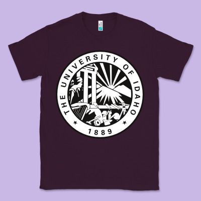 University Of Idaho Classic Tee Designed By Artisfamous