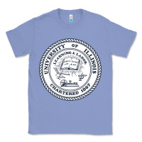 Colony Blue university of illinois Classic Tee - artisFamous