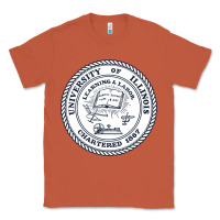 Copper university of illinois Classic Tee - artisFamous