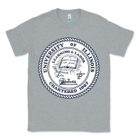 Heather Grey university of illinois Classic Tee - artisFamous