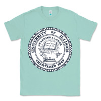 Seafoam university of illinois Classic Tee - artisFamous