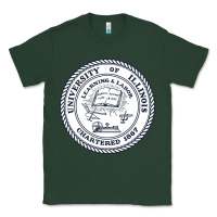 Sports Green university of illinois Classic Tee - artisFamous