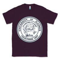 Plum university of illinois Classic Tee - artisFamous