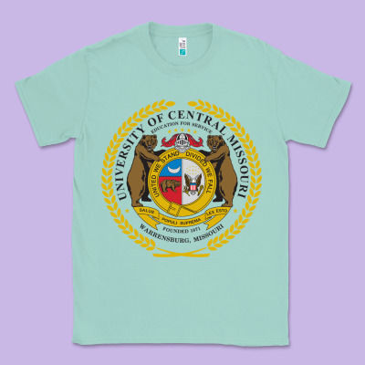 University Of Central Missouri Classic Tee Designed By Artisfamous