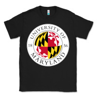 Black university of maryland Classic Tee - artisFamous