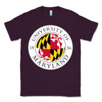 Plum university of maryland Classic Tee - artisFamous
