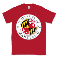 Red university of maryland Classic Tee - artisFamous