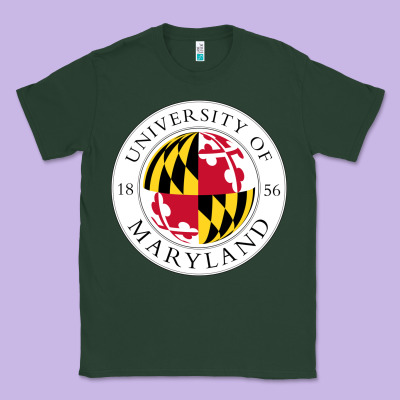 University Of Maryland Classic Tee Designed By Artisfamous