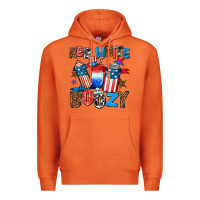 Carrot red white boozy Premium Hoodie - AdoDesignShop