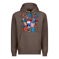 Coffee red white boozy Premium Hoodie - AdoDesignShop