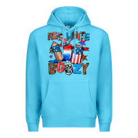 Red White Boozy Premium Hoodie | Teevron