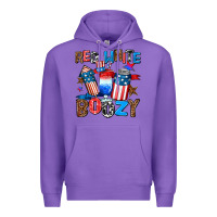 Purple red white boozy Premium Hoodie - AdoDesignShop