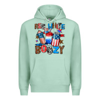 Seafoam red white boozy Premium Hoodie - AdoDesignShop