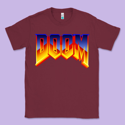 Doom Video Game Classic Tee Designed By Artisfamous