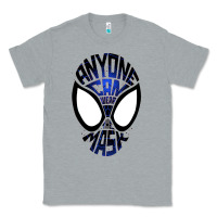 Heather Grey anyone can wear the mask Classic Tee - artisFamous