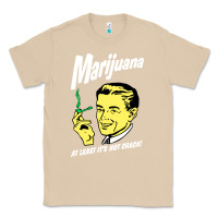 Mushroom smoking marijuana Classic Tee - artisFamous