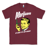 Burgundy smoking marijuana Classic Tee - artisFamous