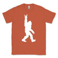 Copper funny bigfoot rock and roll t shirt for sasquatch believers Classic Tee - artisFamous